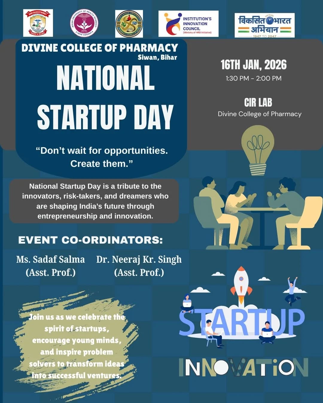 CELEBRATING NATIONAL STARTUP DAY 2026