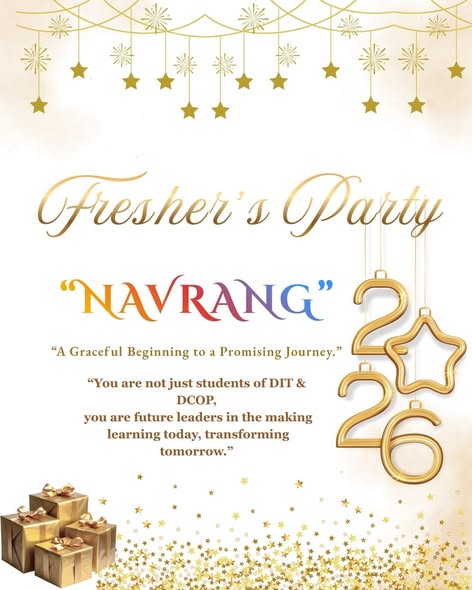 NAVRANG 2026: FRESHER'S PARTY & FELICITATION CEREMONY 2026